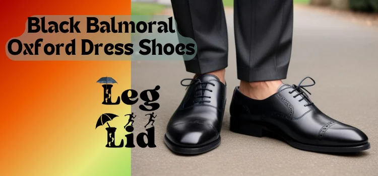 Black Balmoral Oxford Dress Shoes