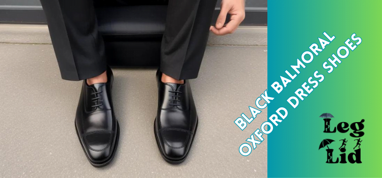 Black Balmoral Oxford Dress Shoes