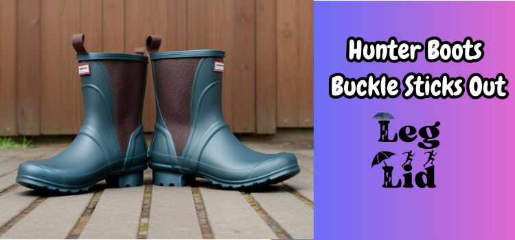 Hunter Boots Buckle Sticks Out