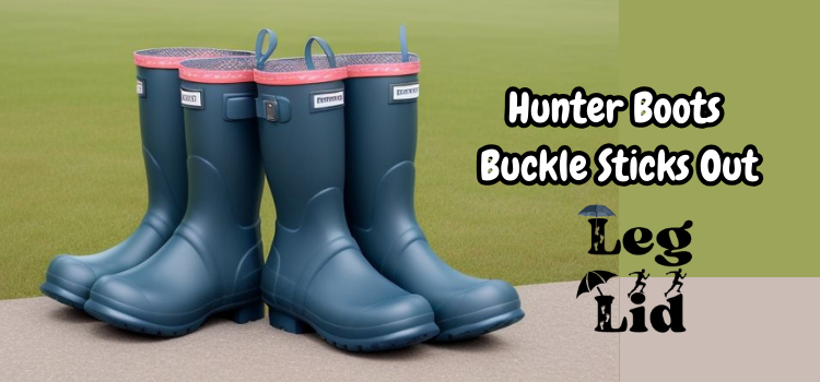 Hunter Boots Buckle Sticks Out