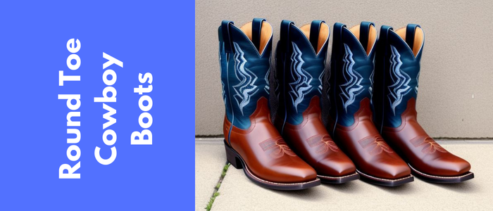 round toe cowboy boots