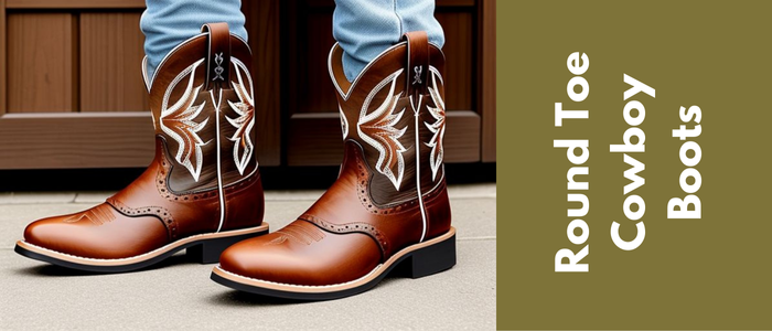 round toe cowboy boots
