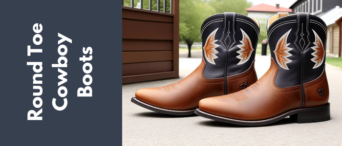 round toe cowboy boots