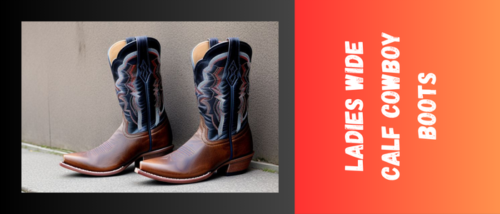 ladies wide calf cowboy boots