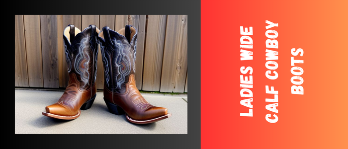 ladies wide calf cowboy boots